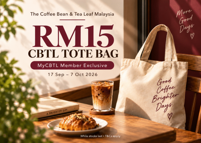 CBTL帆布袋只要RM15！MyCBTL会员限时入手，售完即止